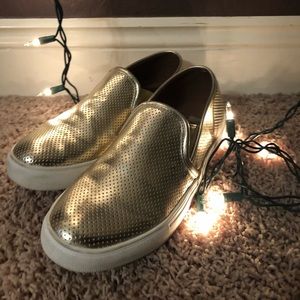 Gold Steve Madden Shoes